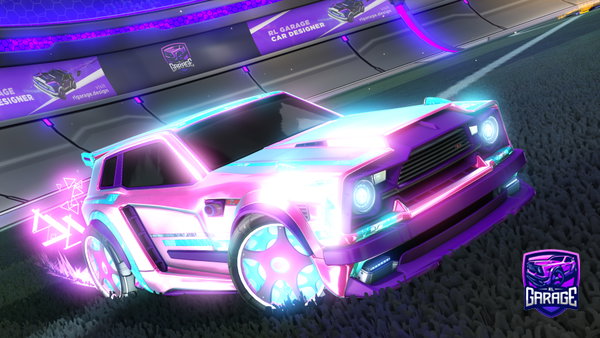 A Rocket League car design from BAZOOKA133