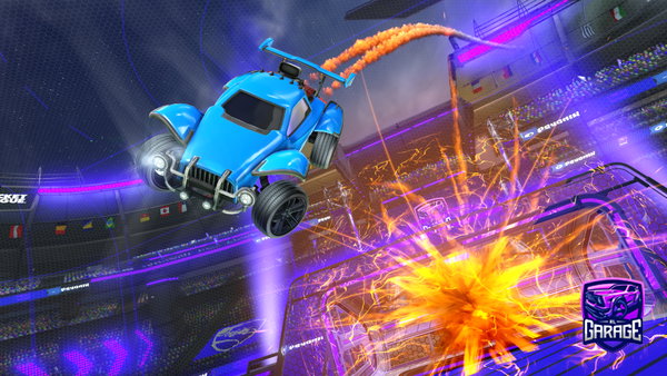 A Rocket League car design from fran008