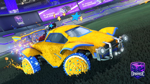 A Rocket League car design from Roffeloffe