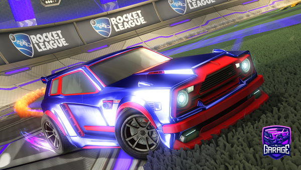 A Rocket League car design from canela13