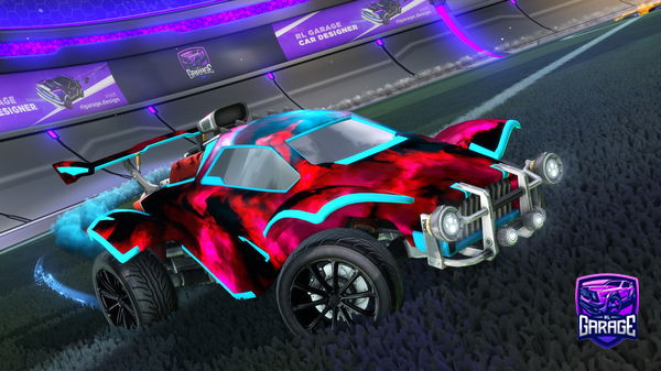 A Rocket League car design from AverageKiddo_rl