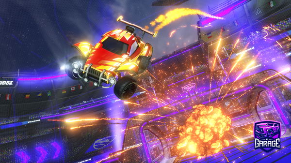 A Rocket League car design from Tygo1205