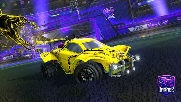 A Rocket League car design from Toexe999