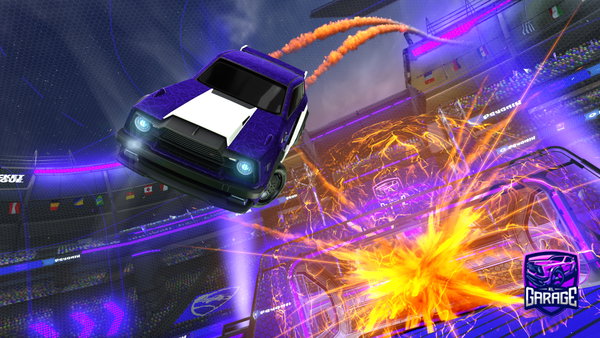 A Rocket League car design from drakie667