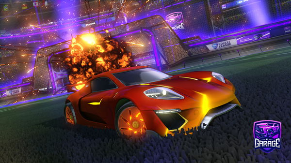 A Rocket League car design from Shinjoku