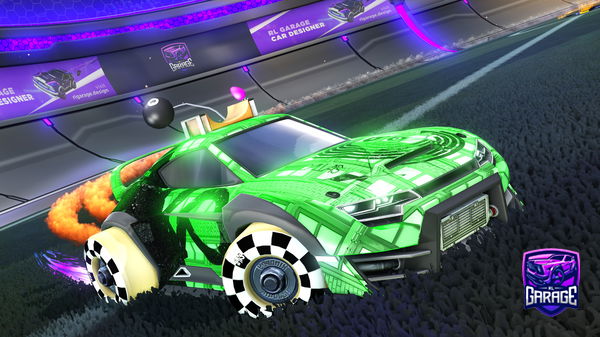 A Rocket League car design from stinkstakstunk