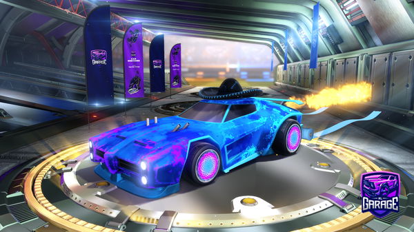 A Rocket League car design from Spintobeans