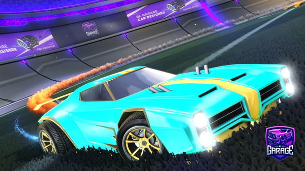 A Rocket League car design from xEMIRUJx