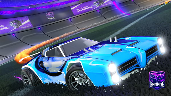 A Rocket League car design from AHoffmeister