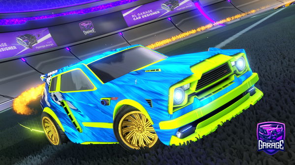 A Rocket League car design from ItsFinny