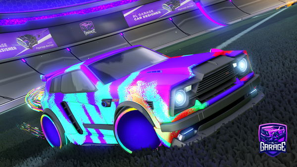 A Rocket League car design from b0caaj