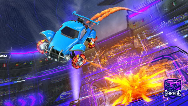 A Rocket League car design from Sxm_fielding