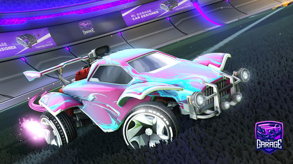 A Rocket League car design from NyroXx_V