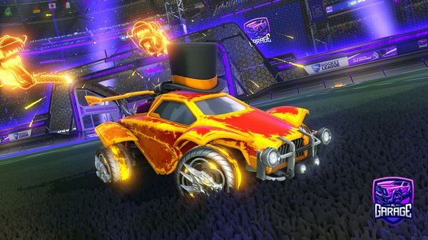 A Rocket League car design from WalletInspector