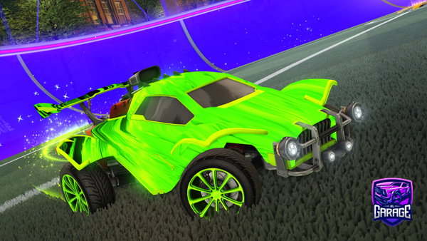 A Rocket League car design from dribble2142