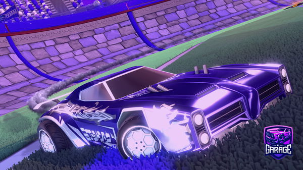 A Rocket League car design from Huntergto68yt