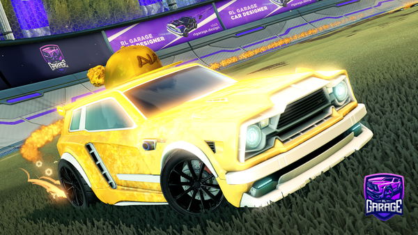 A Rocket League car design from Ghatz