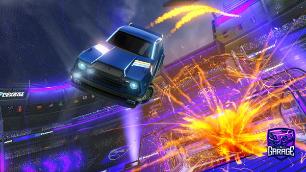 A Rocket League car design from ortiqxrl