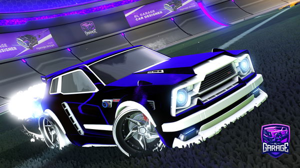 A Rocket League car design from moxgamerking