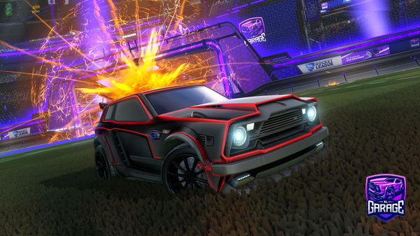 A Rocket League car design from Dbdbdfh