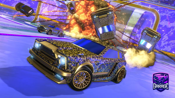 A Rocket League car design from Hiromusicpractor