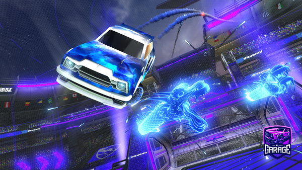 A Rocket League car design from ATLOUALI