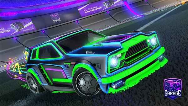 A Rocket League car design from squishynuggets