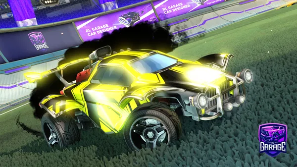 A Rocket League car design from AshtonV3