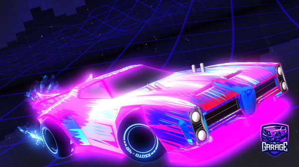 A Rocket League car design from strykerredbull11