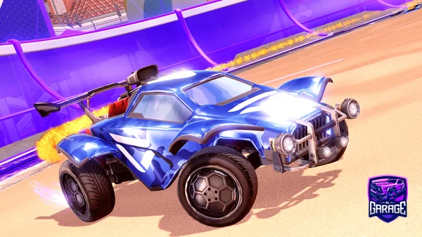 A Rocket League car design from Crayonzs