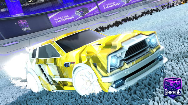 A Rocket League car design from Nurdle11