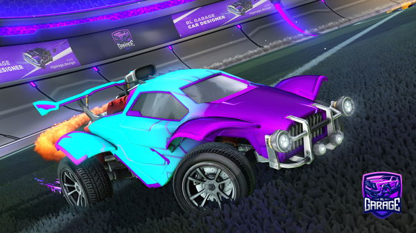 A Rocket League car design from Ice-Deriva