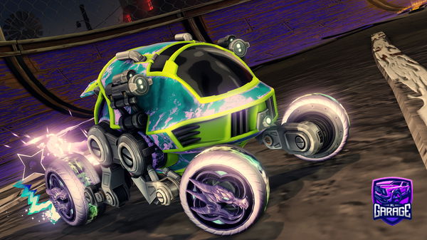 A Rocket League car design from -Goose-