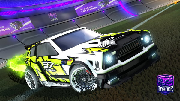 A Rocket League car design from Unpluggt