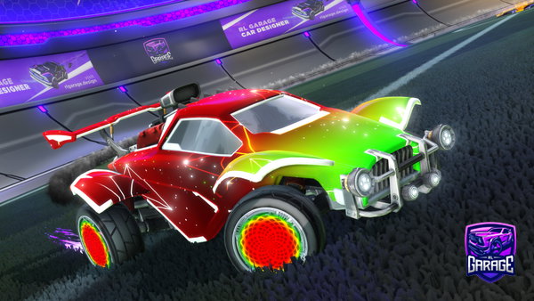 A Rocket League car design from FeetRfun