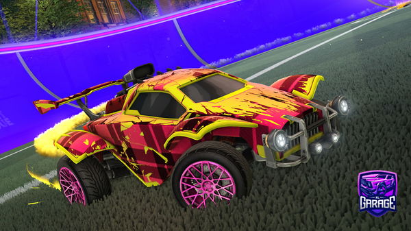 A Rocket League car design from 2K26