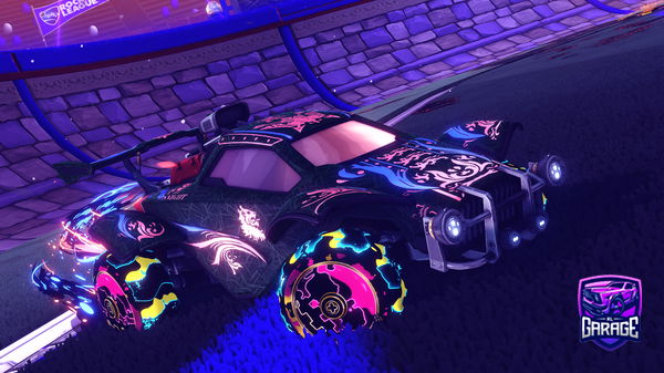 A Rocket League car design from Mariete23