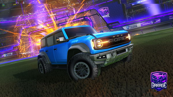 A Rocket League car design from futlfc