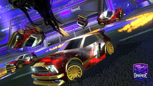A Rocket League car design from Mustybro903