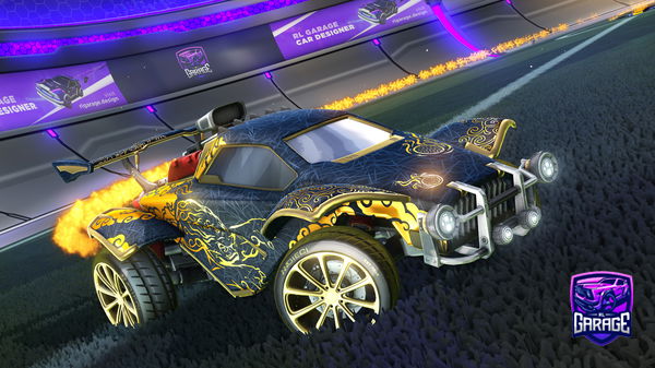 A Rocket League car design from Gabriel007zzzz