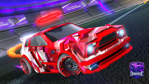 A Rocket League car design from -Monclair-