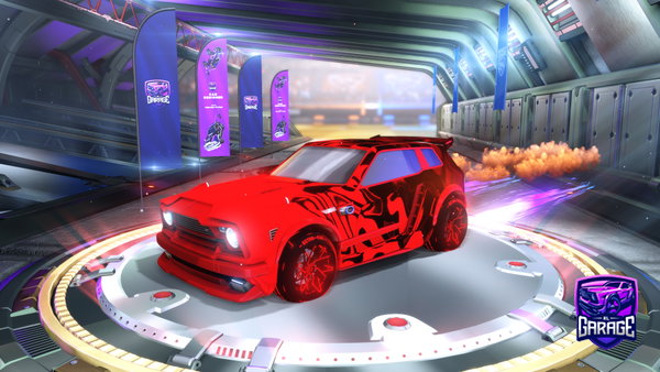 A Rocket League car design from Haze_LX
