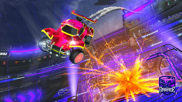 A Rocket League car design from yoyofrito