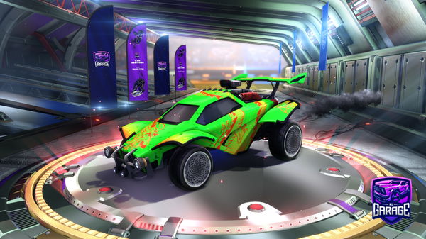 A Rocket League car design from neneoncrayons