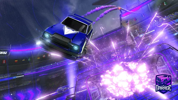 A Rocket League car design from bbone99can