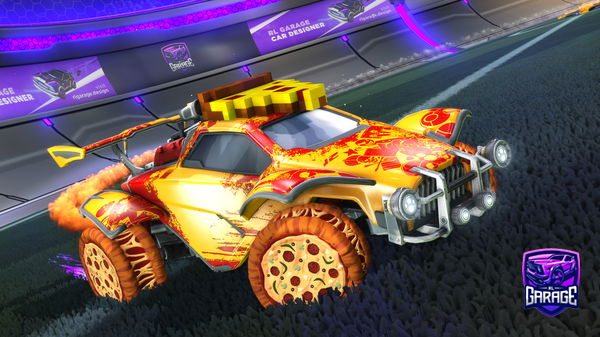A Rocket League car design from blinKAlliance