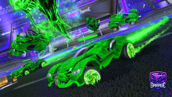 A Rocket League car design from CharlieBeast184