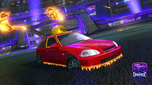 A Rocket League car design from Wolf_07