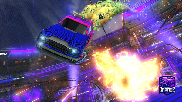 A Rocket League car design from ikeradrianarreolachavez