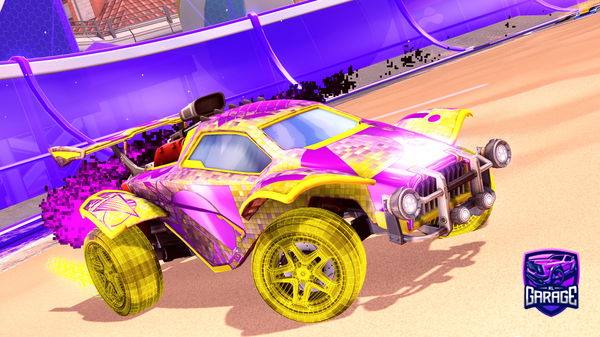 A Rocket League car design from MrRogers143